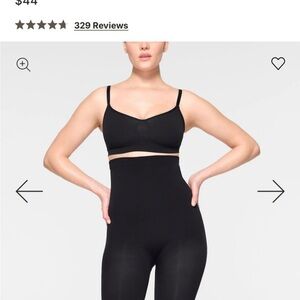 High-Waist  nude wShaping Above the knee Sleek Tummy Control wear under or show